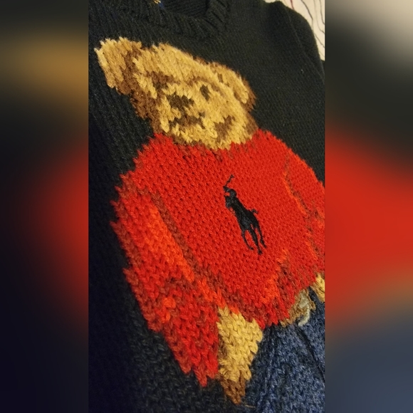Ralph Lauren Teddy Bear Sweater #56/100 - Picture 12 of 17